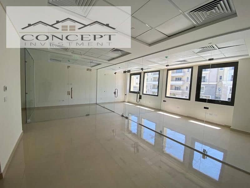 For Rent Fully Finished Office With Acs In Mivida Business Park - New Cairo 0