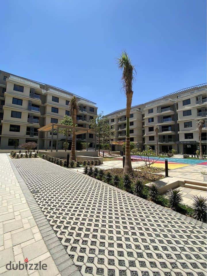 Pay 142 every 3 months in installments for an apartment in Badya Palm Hills, Lower Egypt, with a distinguished location next to all the compound’s ser 0