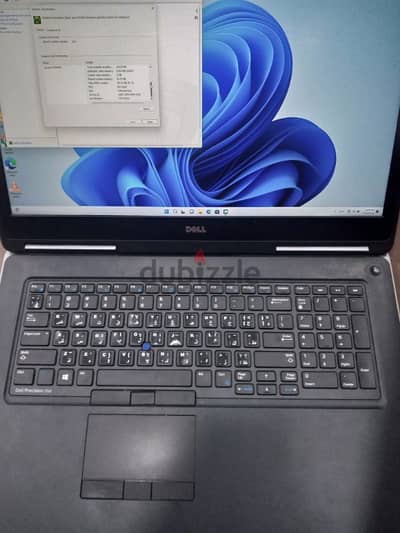 Dell precision 7710  i7 hq كارت 8جيجا