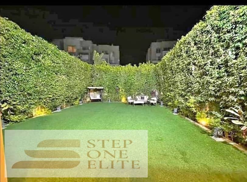 Studio 70 sqm + ground floor with garden 102 sqm in ((Taj City Compound)) in front of Cairo Airport 0