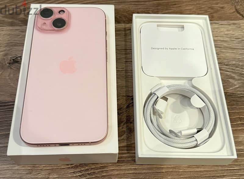 iphone 15 256gb used like new pink 1