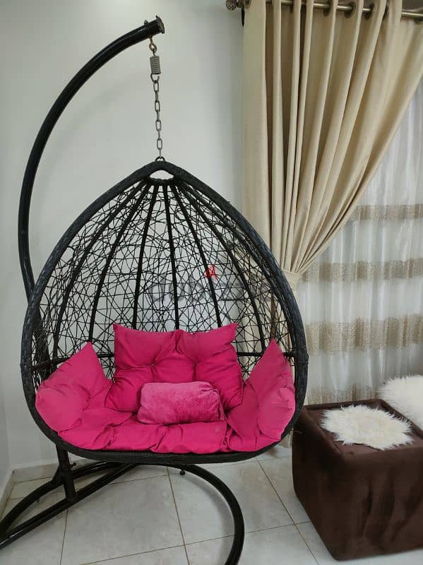 Outdoor rattan swing for garden and balcony and others for two persons 1