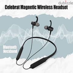 Celebrat magnetic wireless headset Bluetooth neckband 0