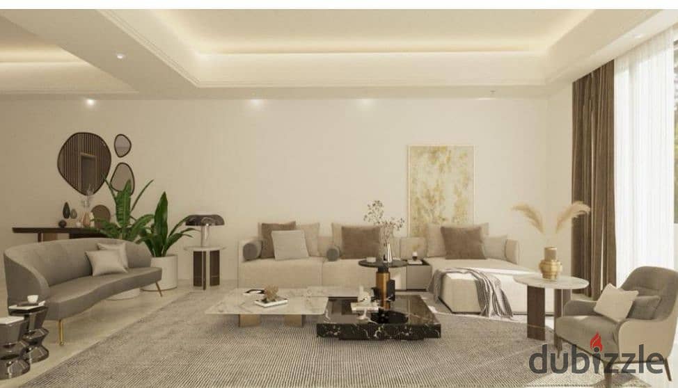 A finished apartment in the heart of Sheikh Zayed, next to Hyper One, in front of Zed Towers, in installments 5