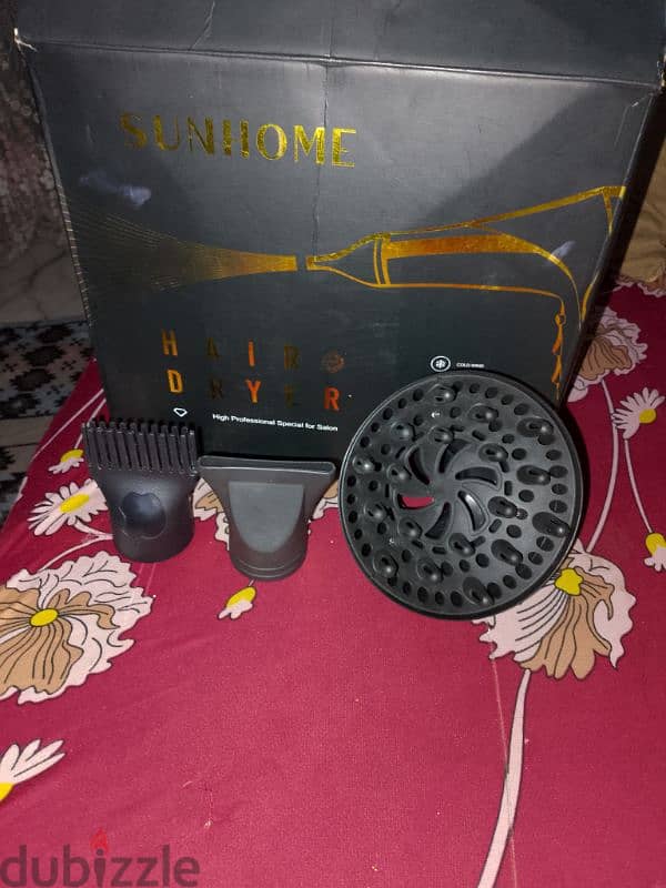 استشوار (hair dryer) ماركة Sun home 4