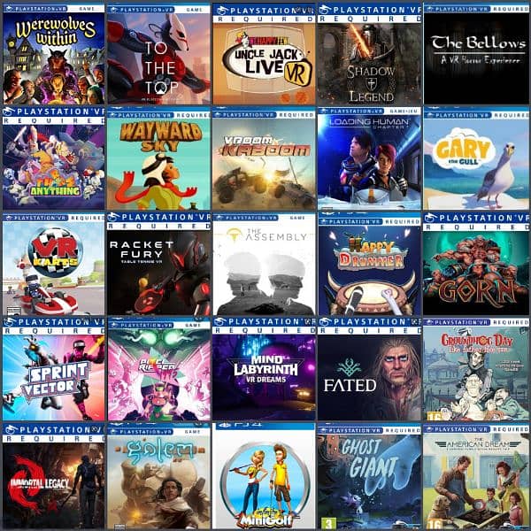 دلوقتى اختار براحتك 10 العاب ps4 أو Games VR ب 400ج . ومتاح التوصيل 14