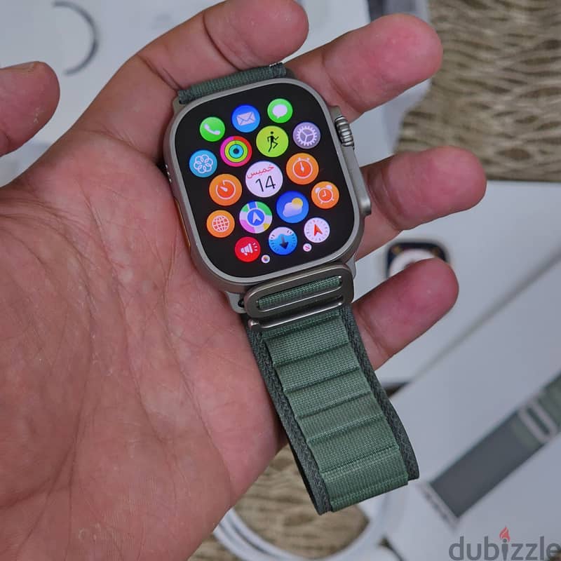 Apple Watch Ultra 1 للبيع - كالجديدة تمامًا مع جميع الملحقات والفاتور 13