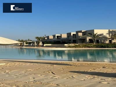 Duplex directly on  lagoon at the old price in Azha, Ras elHekma , fully finished with Ac's