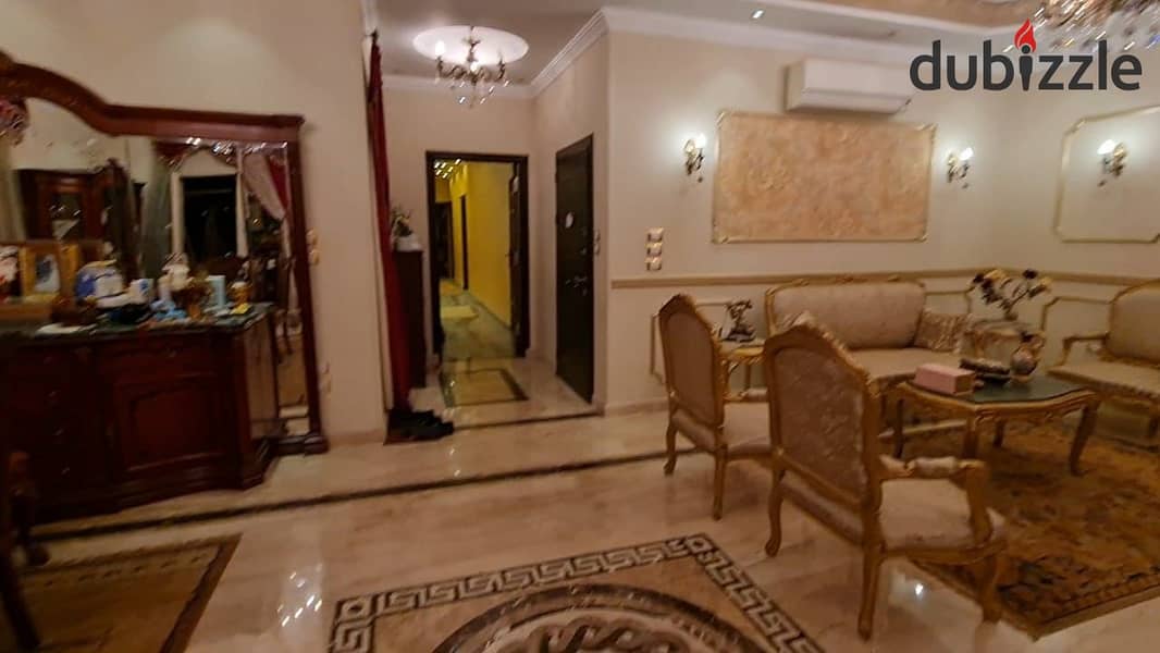 Apartment for Ultra Super Lux finishing in the heart of the Fifth Settlement, view garden and villas (Narges villas) 0