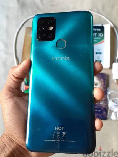 انفينكس هوت 10infinix hot 10 بحاله زيرز