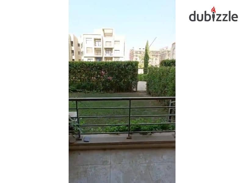 semi furnished apartment with garden 2rooms for rent Marasem new cairo 0