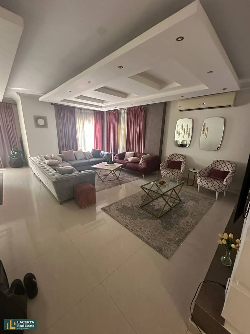 Apartment in a prime location, less than the company price, immediate delivery and fully finished, in New Cairo, Banfsaj, Ali 90 North Buildings, with 0