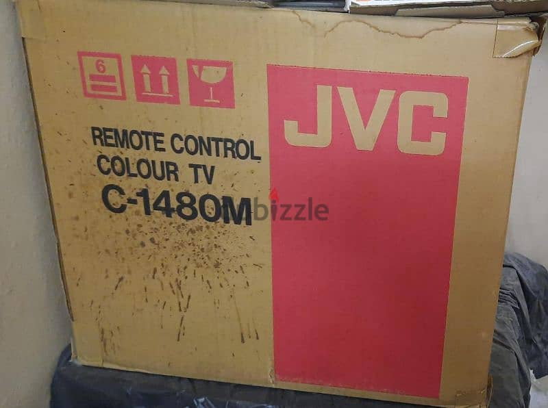 تليفزيون 14 بوصة- JVC ياباني +حامل حائط 1