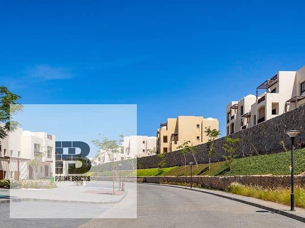 For sale, a fully finished apartment with a garden, directly on the lagoon in New El Gouna, Makadi Heights, with a down payment of only 10% 5