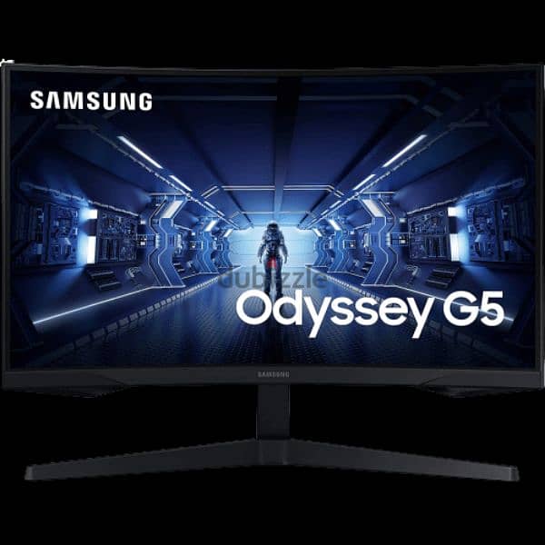 Samsung odyssey g5 monitor (27 inch 2k) 0