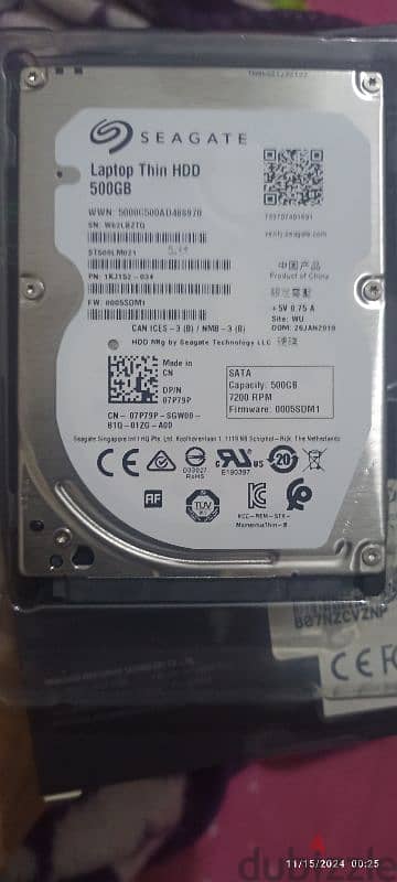 هارد لاب توب HDD 500 sata 2