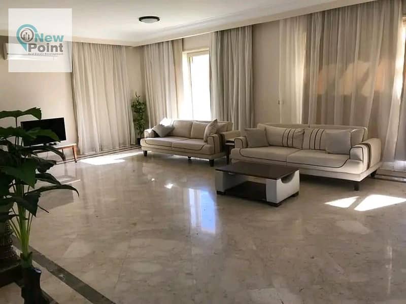 Apartment for sale, fully finished, with Hassan Allam, in the most prestigious location in the First Settlement, the most luxurious compound Swan Lake 8