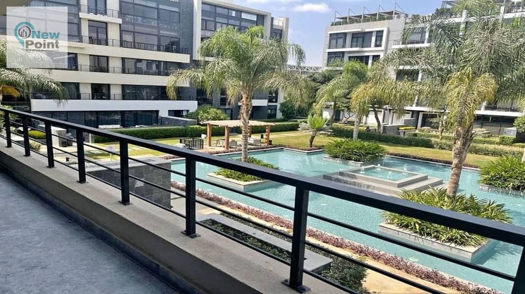 From Waterway, 3-bedroom apartment for sale, fully finished, in front of the American University | Waterway New Cairo 1