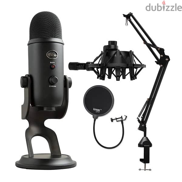 مايكروفون بلو يتي الاحترافي Mic Blue Yeti (بالاستاند) 0