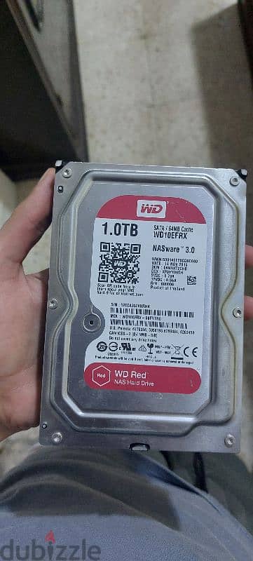 هارد ويسترن  HDD 1Tb Red 4