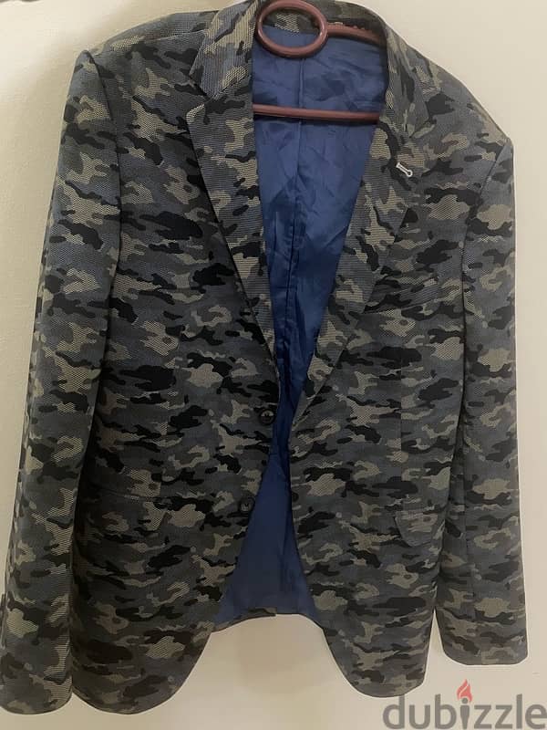 men’s jacket military casual size M 0