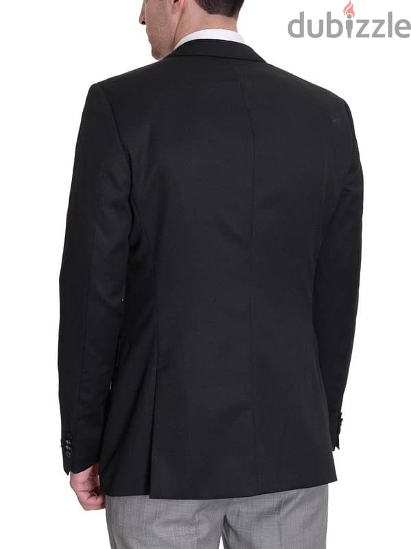 Hugo Boss The James2 Slim Fit Semi-Black Wool Blazer Sportcoat Size 50 2