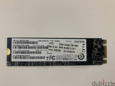 SSD M. 2 Sandisk 256GB Original