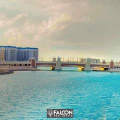 With a down payment of 809 thousand, receive your apartment in the first row on the Lagoon in the Latin Quarter in front of the Alamein Towers, with p 0