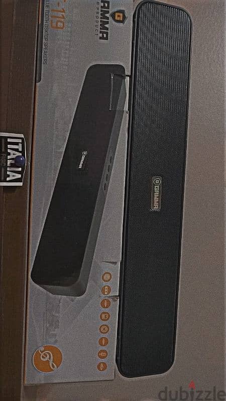 Sound Bar Speaker Heavy Bass Usb Sd Card Aux 0