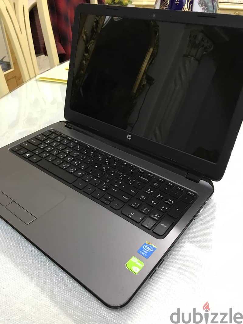 لاب توب اتش بي note book 15 بحالة الزيرو معاه الشاحن الأصلي laptop HP 2