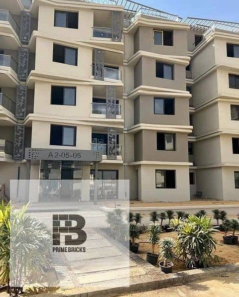 For sale, an apartment with a garden ((fully finished)) in Badya Compound, installments over 10 years from Palm Hills Badya 5