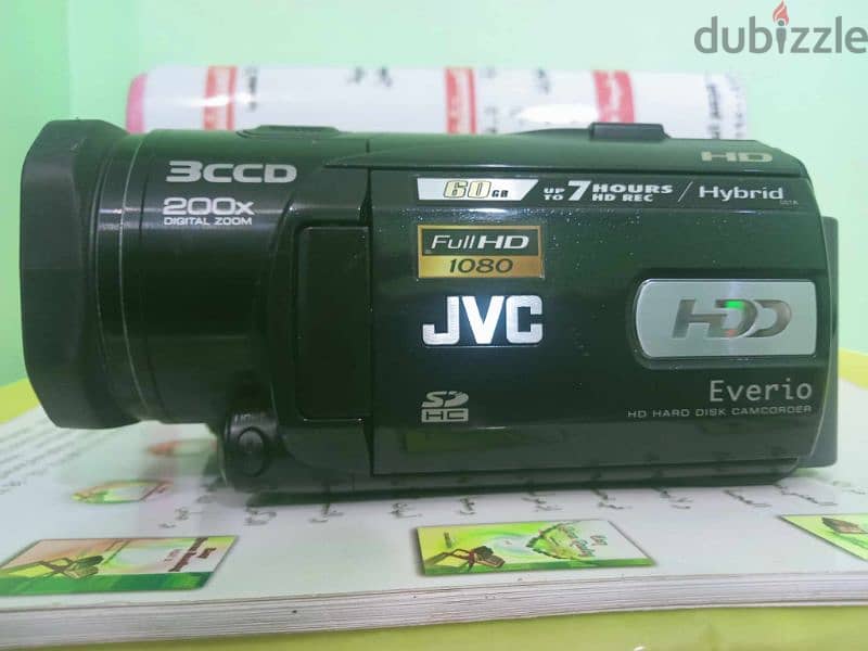 جى في سي jVC هاند كام ياباني full hdهارد60جيجا 6