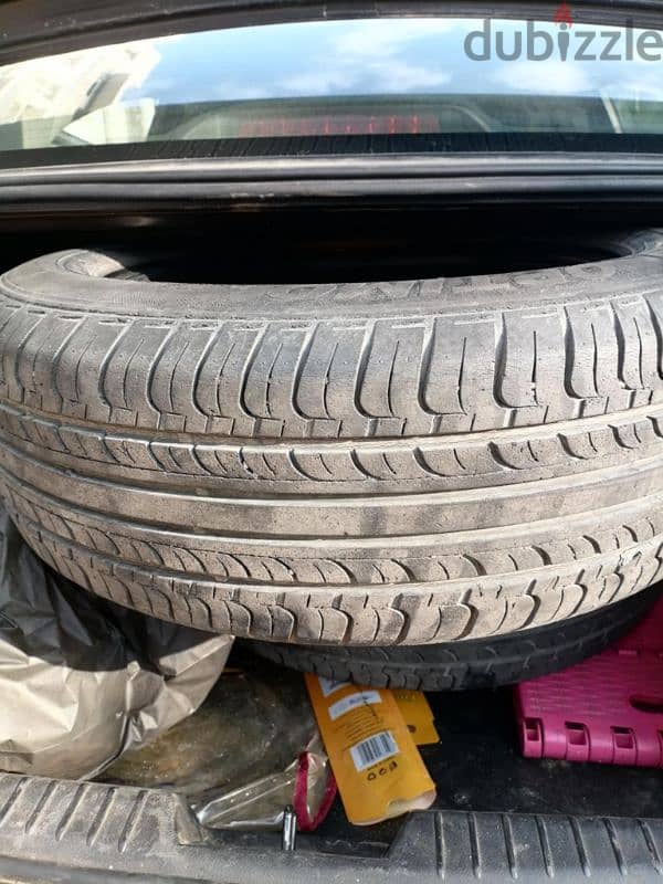 2 tyre's used for sale 205 60R16 0