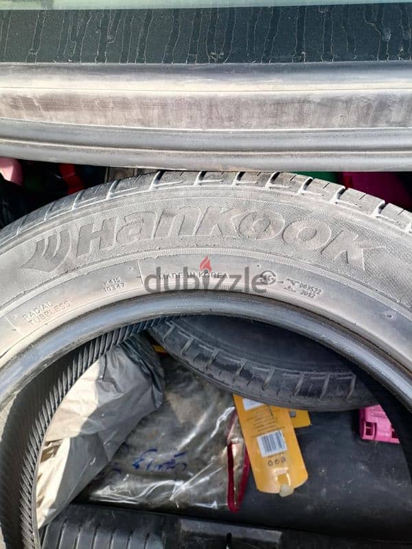 2 tyre's used for sale 205 60R16 1