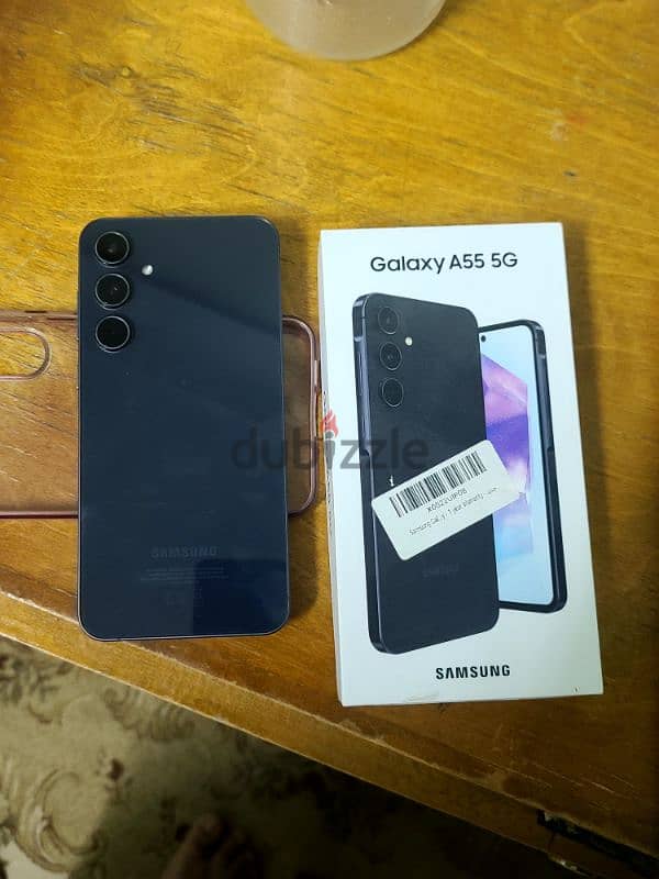 galaxy a55 . . 256 جيجا . . كسر زيرو بالكرتونة 0