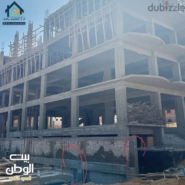 شقه للبيع فى بيت الوطن الحى الثانى ١٩٧ متر \ Apartment for sale Watan 8