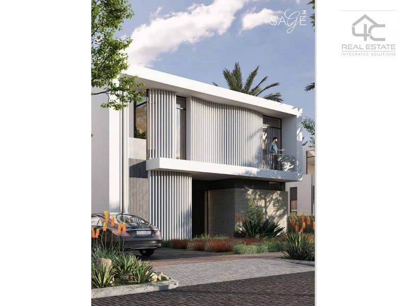 With the best down payment and installments  4 bedroom middle townhouse fully finished in the best location in Zed East Delivery 2027 full services 2