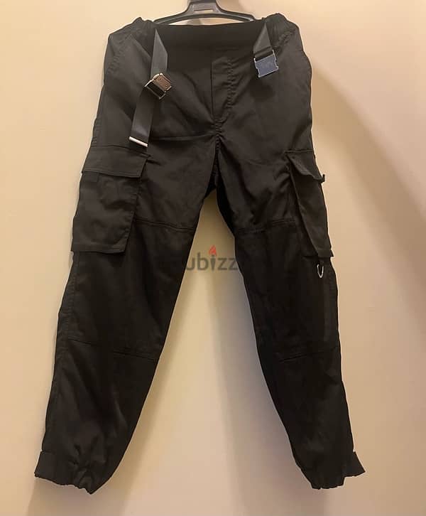 Waterproof Black baggy Pants 1