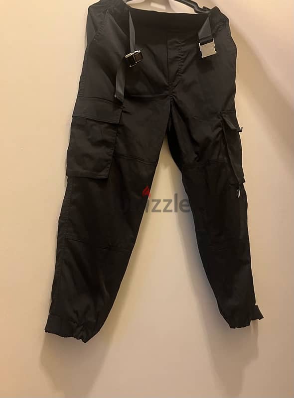 Waterproof Black baggy Pants 3