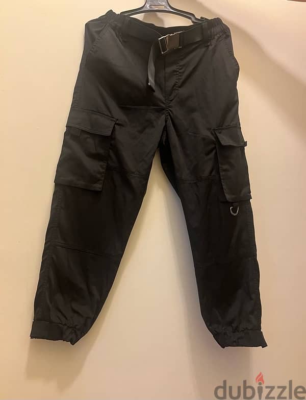 Waterproof Black baggy Pants 4