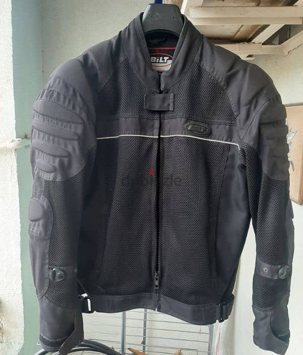 Safty gear jacket bilt for bickers جاكيت جير سيفتى مقاس لارج بايك 0