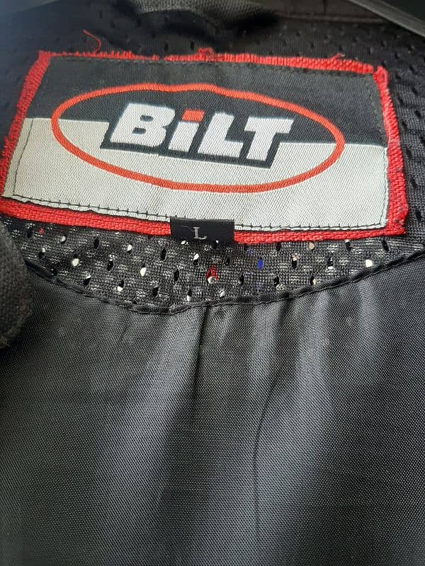 Safty gear jacket bilt for bickers جاكيت جير سيفتى مقاس لارج بايك 3