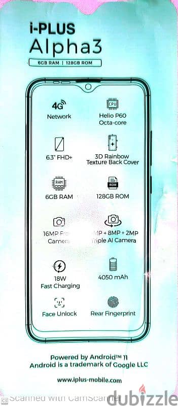 موبايل i plus alpha 3 2