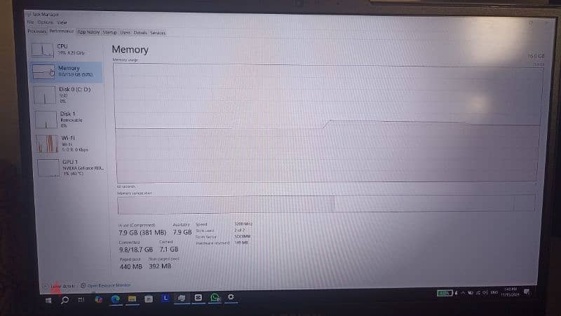 Lenovo legion 5 rtx 3060 حاله ممتازة مع ضمان شهر 4