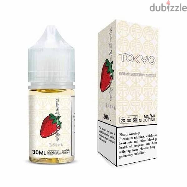 liquid 30ml strawberry iced tokyo 50mg salt 2