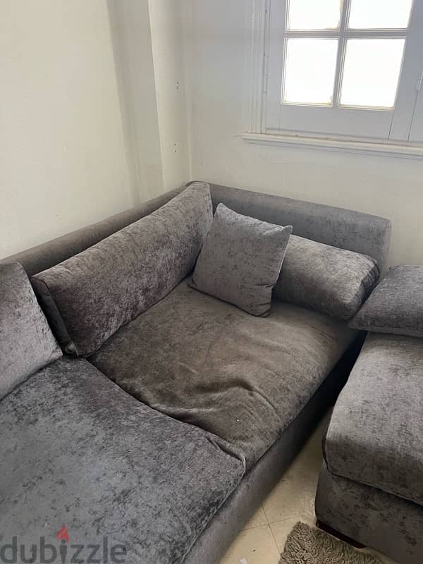 L shape Sofa كنبه 2