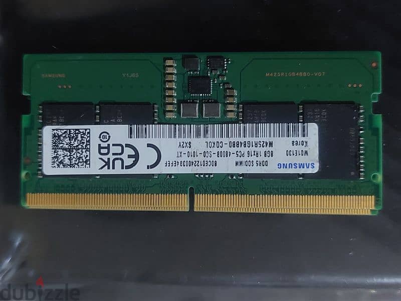 8 gb ram samsung 4800 mhz DDR5 0