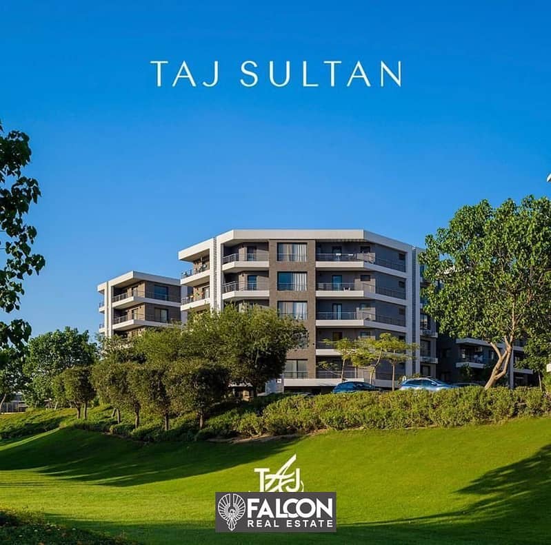 3 bedroom apartment for sale in Taj City Compound, with a distinctive view of the club and the garden, with a 42% discount for cash 2