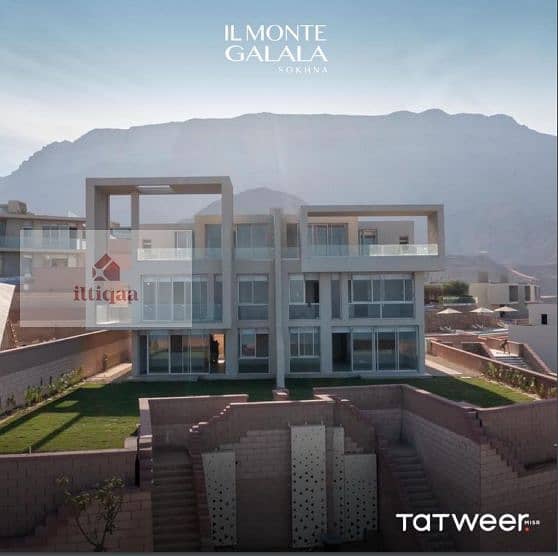 Town House sea view fully finished delivered on 2025 in Galala city el Sokhna road project Ilmonti Galala by Tatweer Misr 0