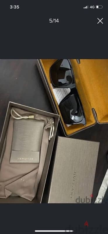 bvlogari sunglasses never used mean  thar never used with its box 0